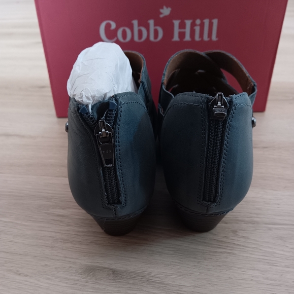 Cobb Hill Women's Laurel Woven Teal Wooven Booties Size: 11 Comfort Boots NWOT - Picture 6 of 12